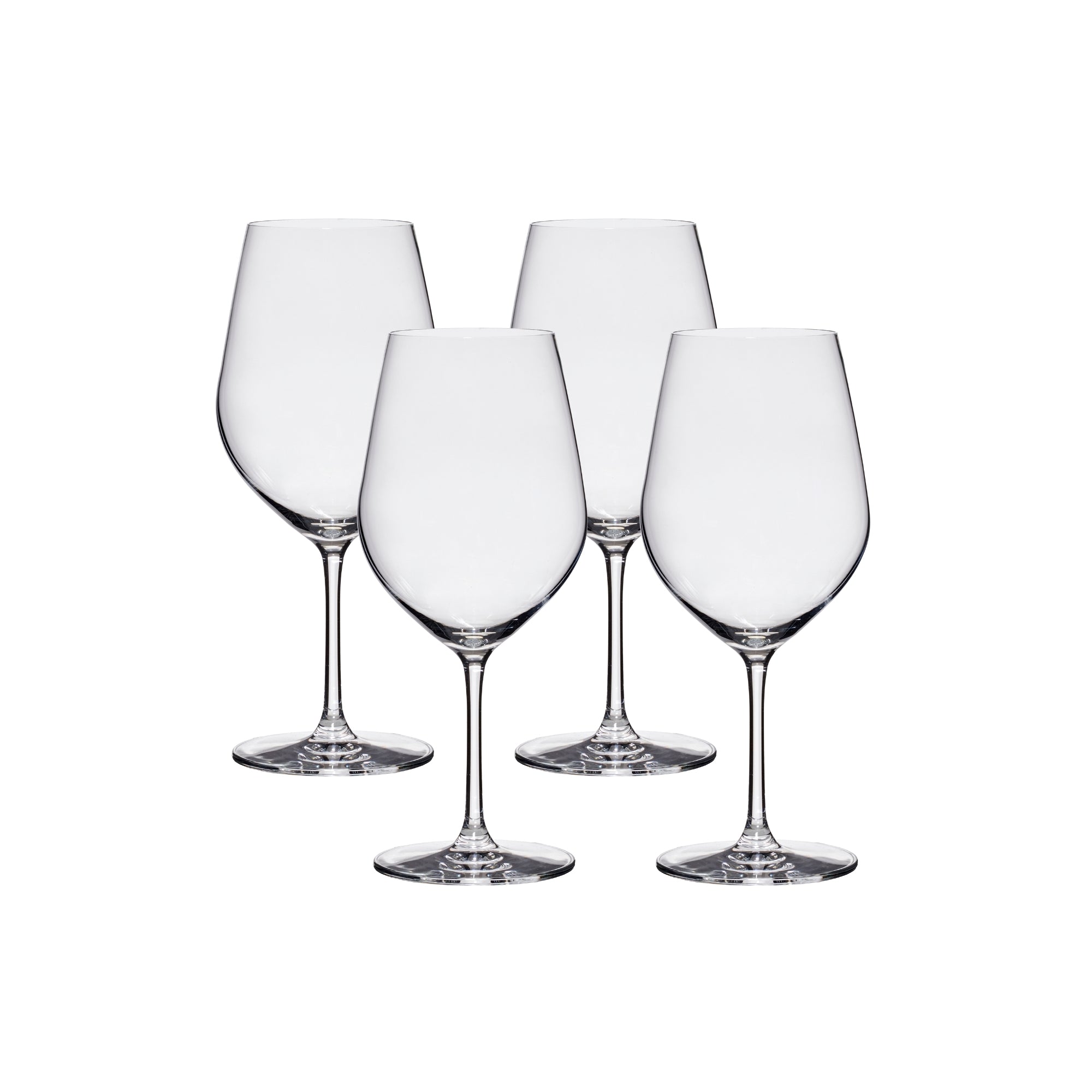 Lucaris Tokyo Temptation Bordeaux Glasses (4-Pieces). 21-ounce. Dishwasher Safe. Lead-free Crystalline