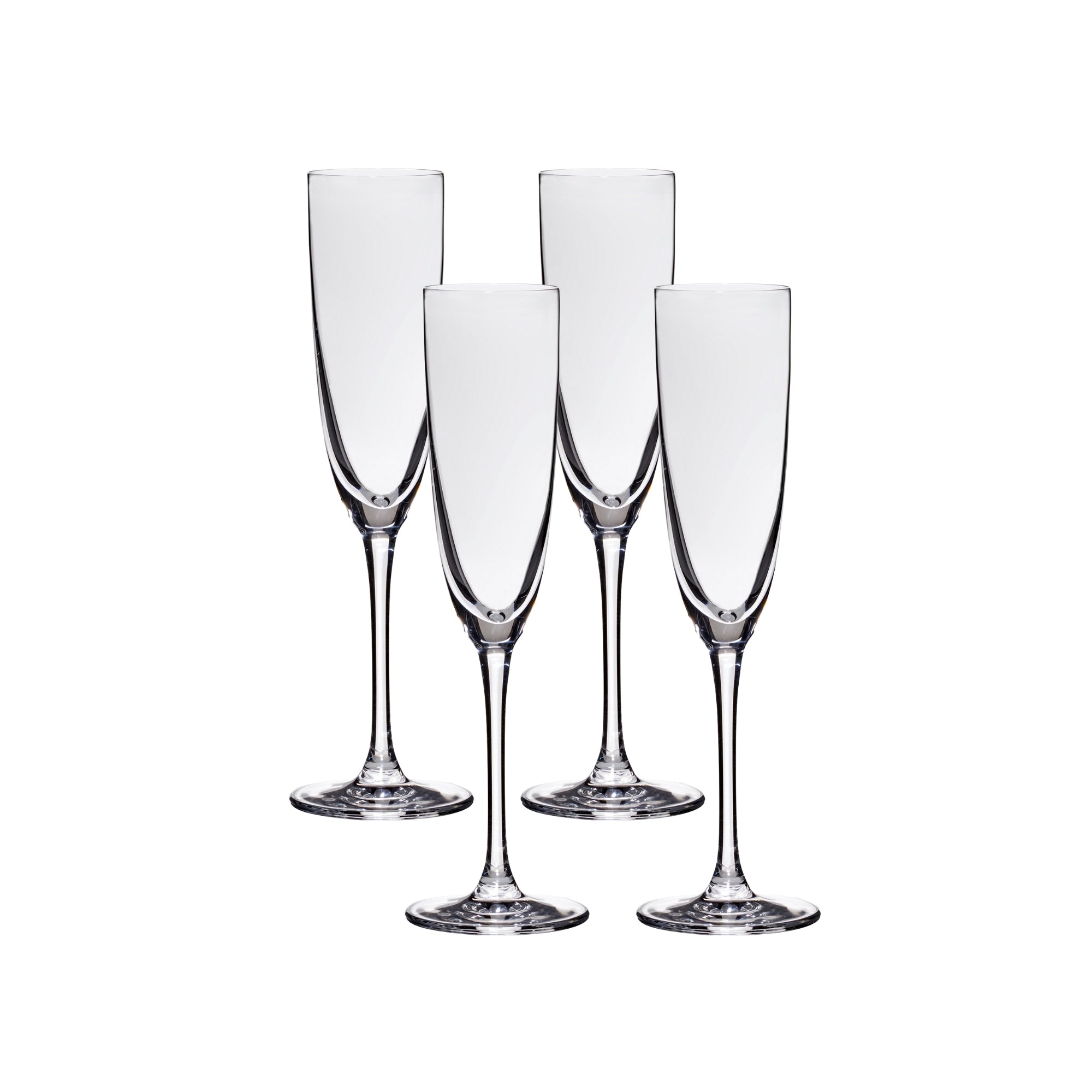 Lucaris Tokyo Temptation Champagne Glasses (4-Pieces). 5-ounce. Dishwasher Safe. Lead-free Crystalline