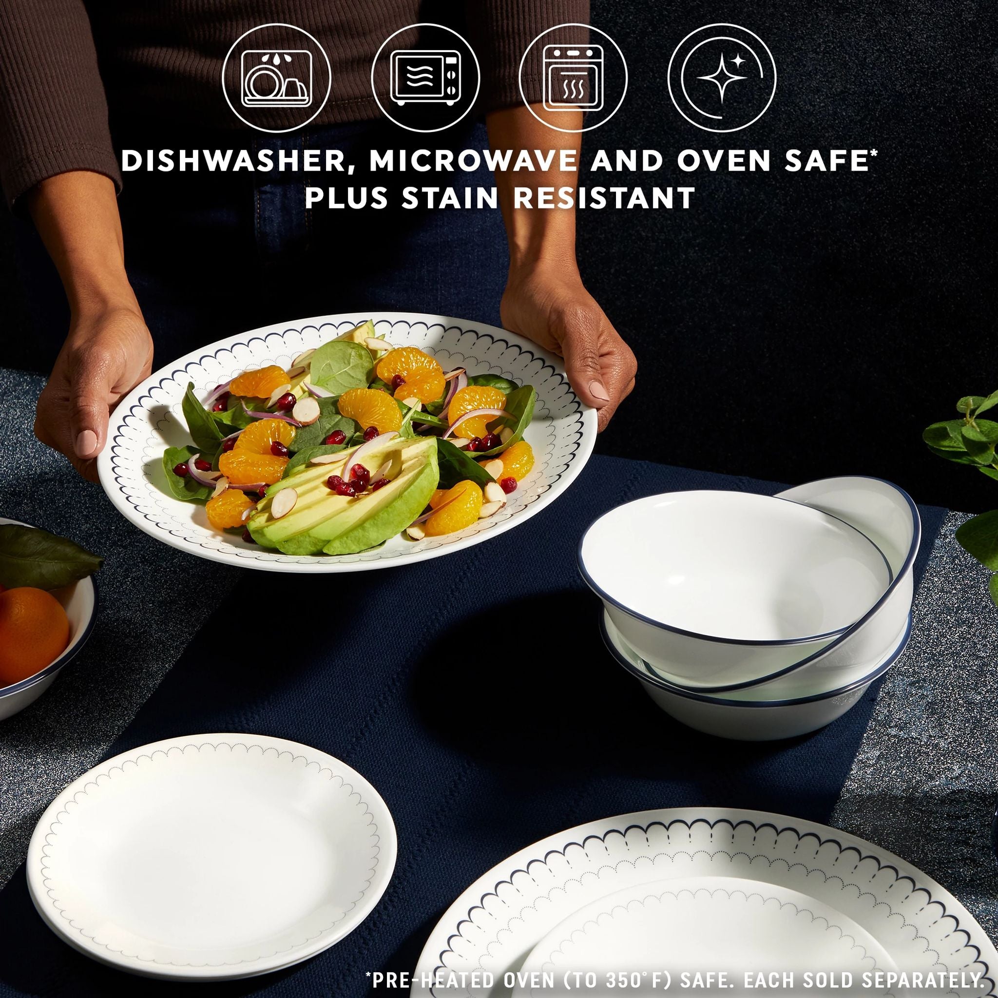 Corelle® Caspian Lace 10.25 Dinner Plates. 6-pack - Image 4
