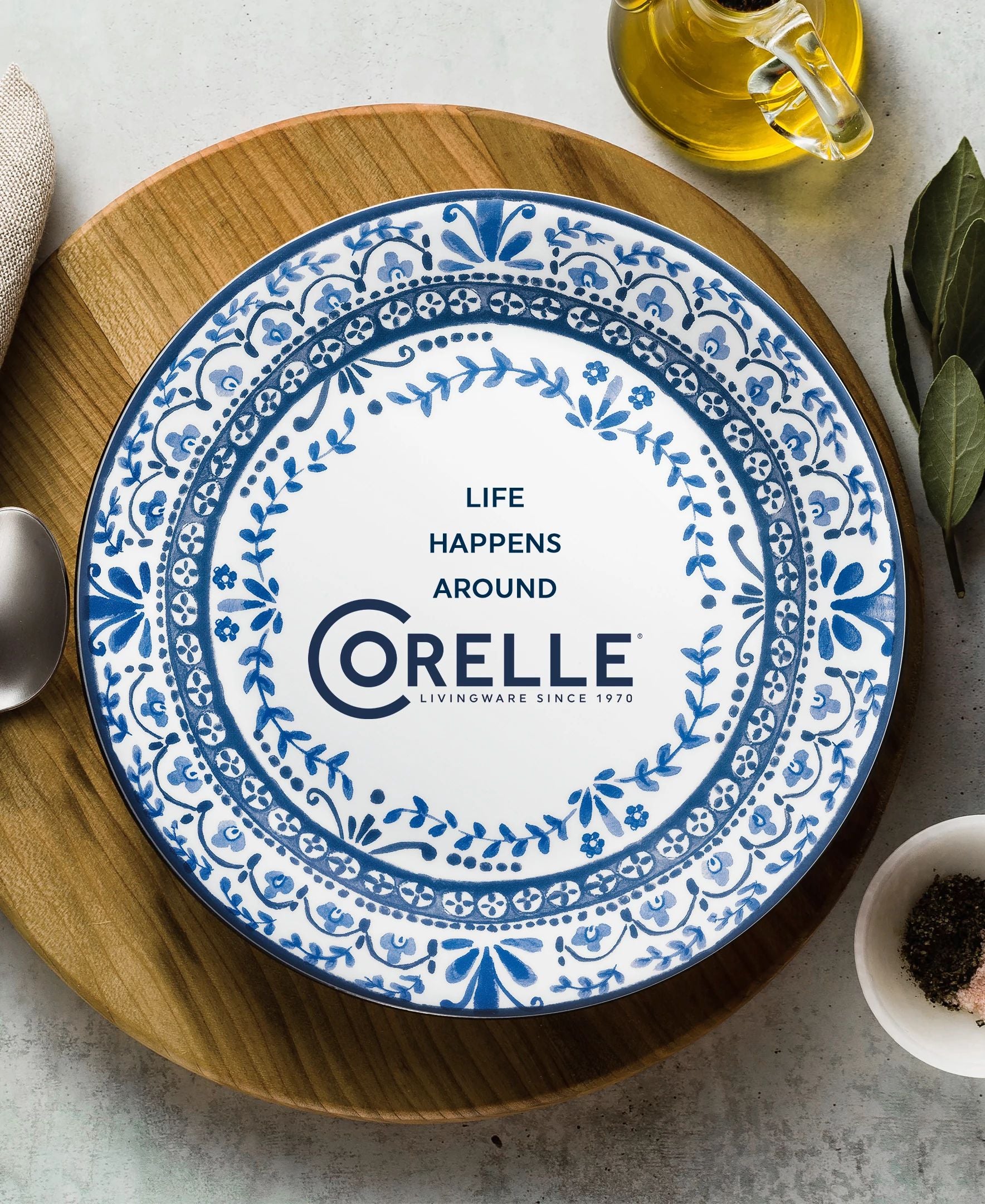 Corelle® Portofino 6.75 Appetizer Plate. 6 pack - Image 3