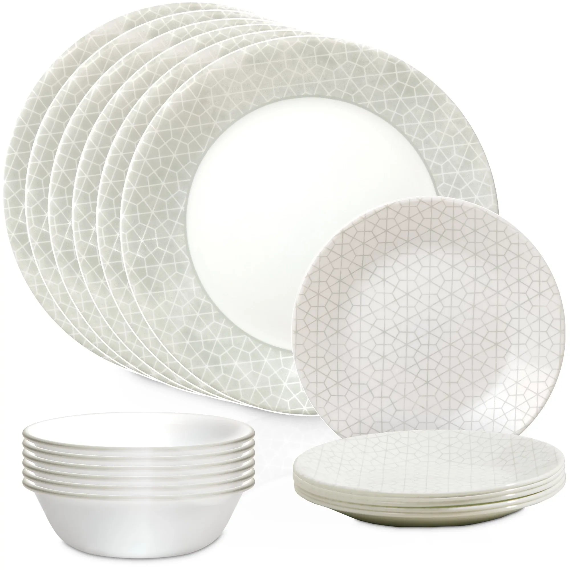 Corelle® Knox 18-piece Dinnerware Set. Service for 6